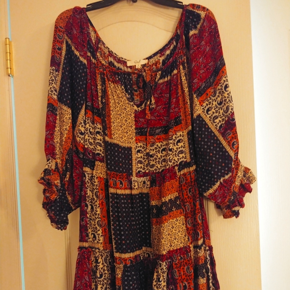 Easel bohemian style blouse
